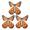 Wind Up Fluttering Butterfly Toy Flying Motion Butterfly Bookmarks with Rubber Band Mechanism Colorful Cardstock Wings