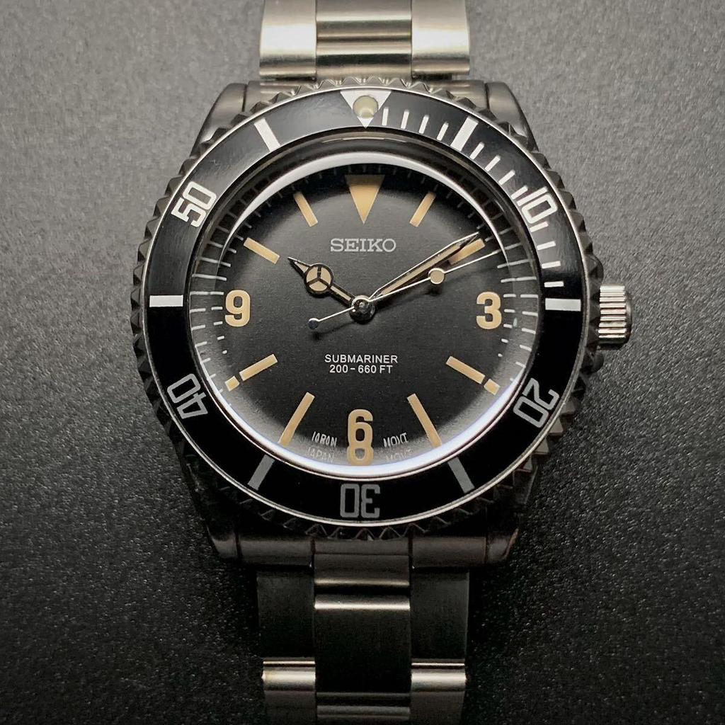 Used Crystal for SEIKO 7S26-0040 SKX031 Etc., 30x4.8 Top Hat Mineral Glass, Clear, AfteRMarket Part, Seiko MOD Custom Part, Vintage