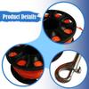 30M (98.43ft) Finger Diving Carabiner, Double Ended Snap Hook for Fishing And Underwater Sports
