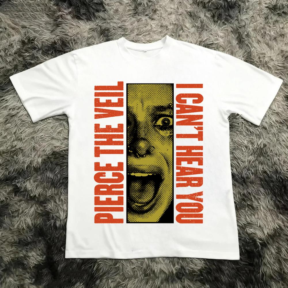 Maglietta Vintage Pierce The Veil Merchandising Concerto Rock Maglietta Grafica Vintage Abbigliamento Musica Metal Alternativa Maglietta Unisex Regalo per Fan Magliette
