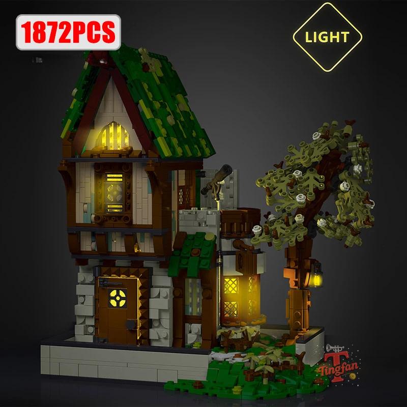 Medieval Blacksmith Shops Models 21325 Building Blocks Bricks Streetview Modular City Architecture Set Kids Toys Boys Adult Gift