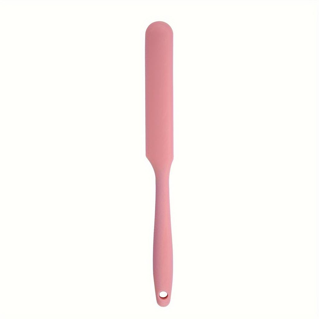 1pc Food Grade Silicone Cream Scraper Household All-in-one Long Cake Spatula Heat-resistant Kitchen Baking Tool