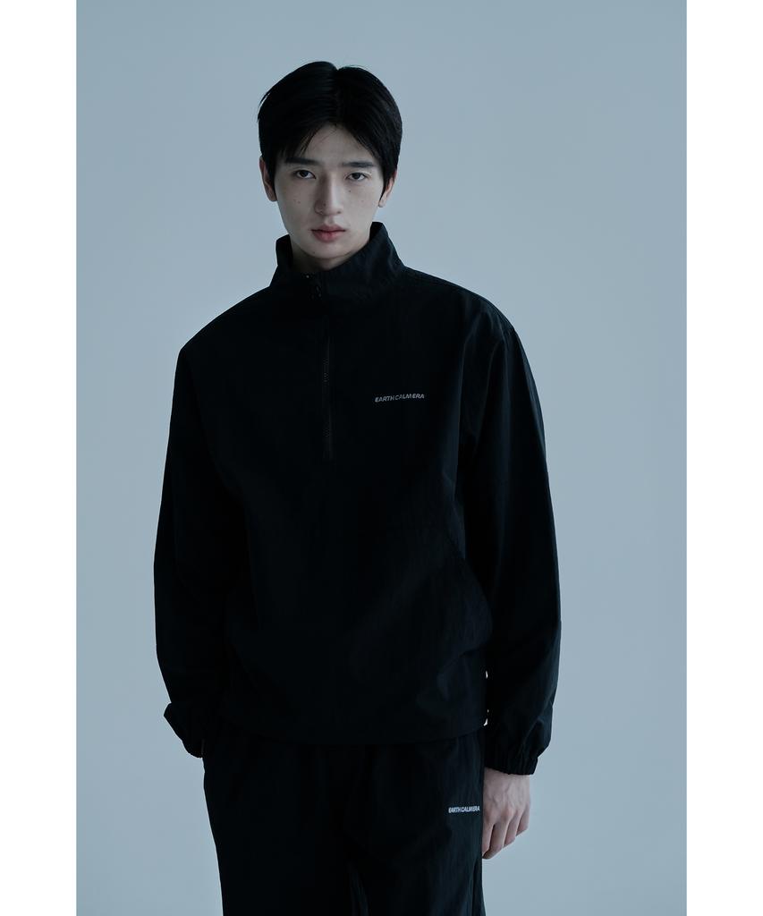 Earth Calm Era Lightweight Essential Anorak_Black
