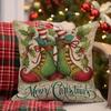 Christmas-Themed Pillowcasessuitable For Sofa Car Bedroom Decorative Cushion Cover Pillow Cover