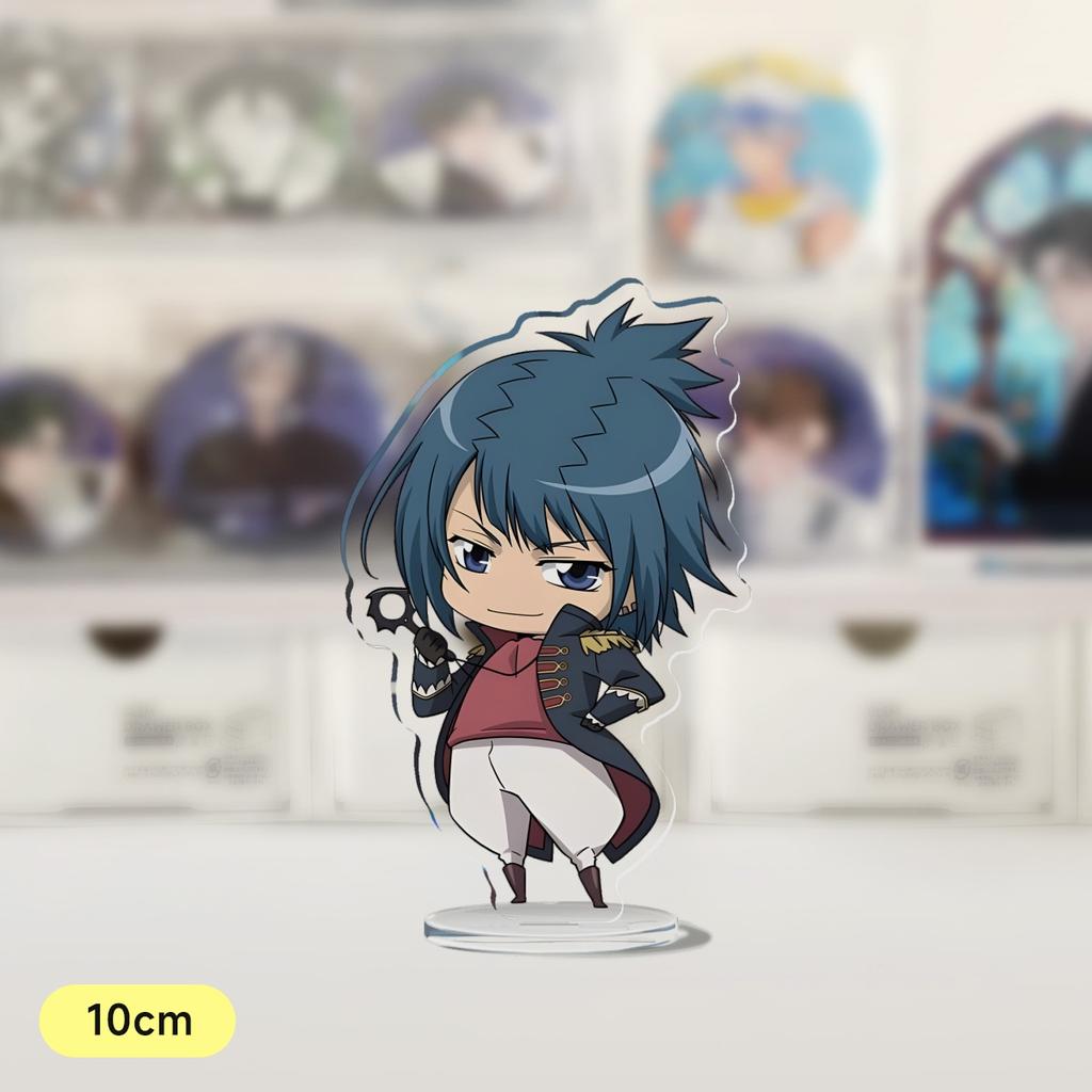 Anime Katekyo Hitman Reborn 10cm Acrylic Stand Model Figures Sawada Tsunayoshi Gokudera Hayato Cosplay Desk Decor Model Gifts