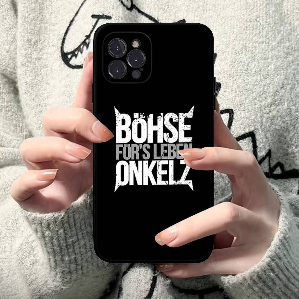 B-Bohse O-Onkelz Band Phone Case For IPhone 17 16 15 Plus X 14 11 12 13 Mini Pro Max Mobile Case