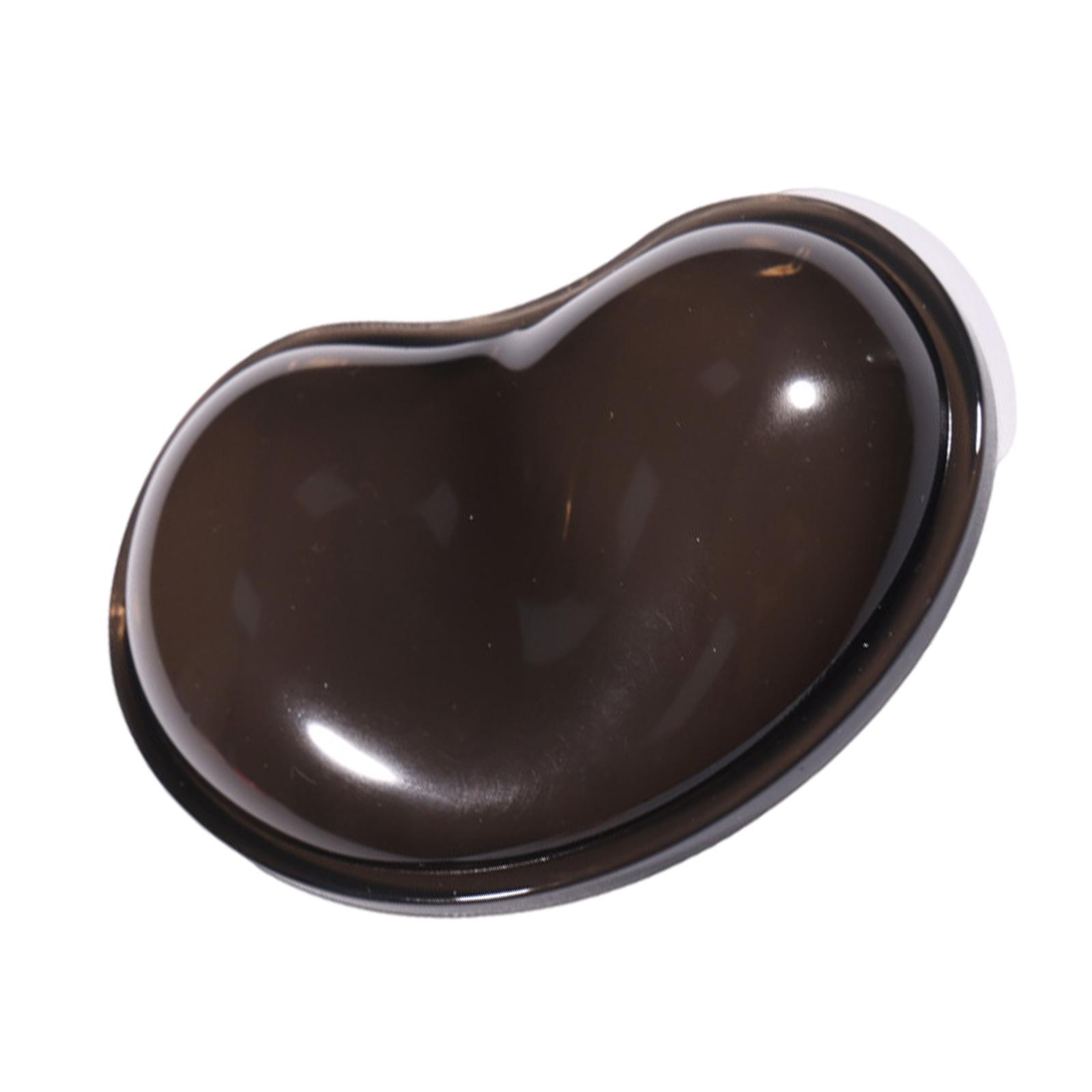 

Силиконовая подушка-подставка для запястья в форме сердца конфетного цвета, удобная гелевая подушка для рук, поддержка компьютерной мыши, подушка для поддержки запястья чёрный