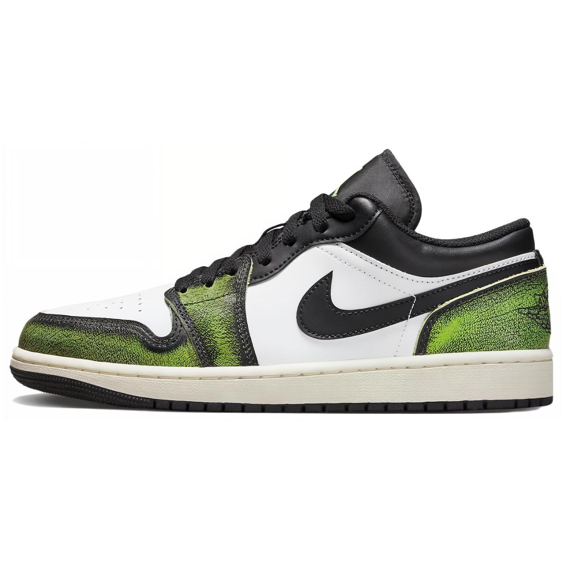 Air Jordan 1 Low SE Wear-Away - Electric Green Men s DN3705-003 EU 44.5