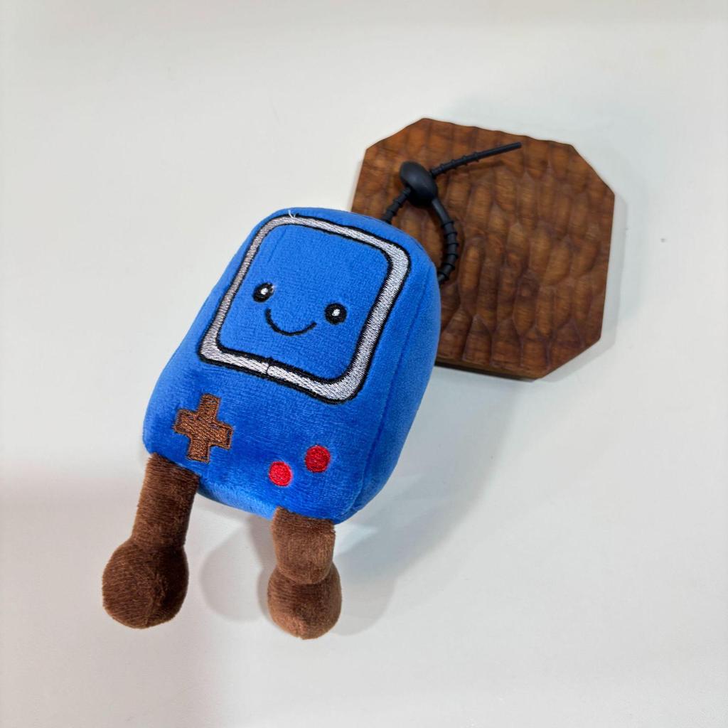Cartoon Game Console Plush Keychain Toy Claw Machine Prize