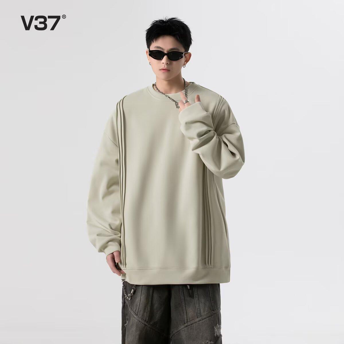 

Толстовка с круглым вырезом в гонконгском стиле для мужчин, весна-осень, ретро, свободный модный топ, мужская куртка больших размеров 3XL хаки