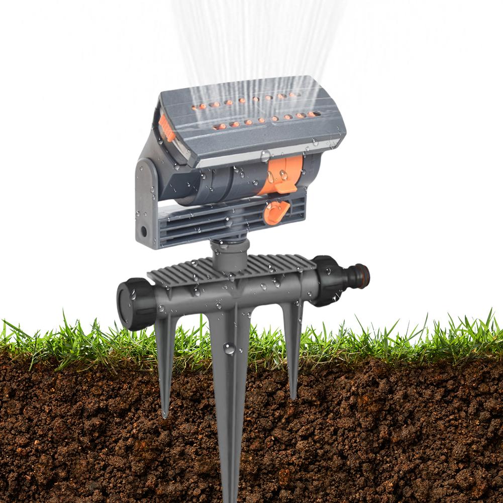Oscillating Sprinkler Automatic Garden Sprinkler 4 Modes Watering Irrigation System Adjustable Flow for Plants Grasses Flowers