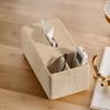 European Hole Stone Tissue Box High-end Living Room Office Tissue Box Multi-function Key Remote Control Storage Home Decoration