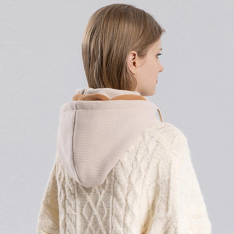 Zimní venkovní zateplená kšiltovka pro rodiče Muži Ženy Cyklistika Lyžování Muži Kšiltovka Velvet Ochrana krku Vše v jednom Čepice Skullies Beanies