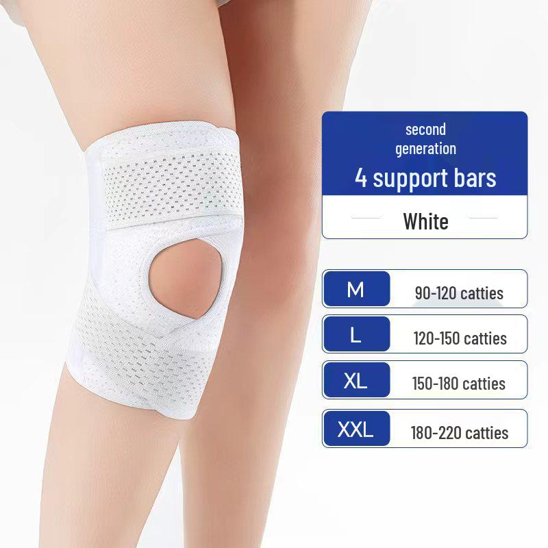 Japanese 6th Gen Breathable Knee Support: Lightweight Strap for Running, Cycling, Mountaineering, Meniscus and Patella Stability
