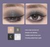 Kappel Dark Knight 15-Color Smoky Eyeshadow Palette - Deep Black & Gray for Bold European & American Makeup