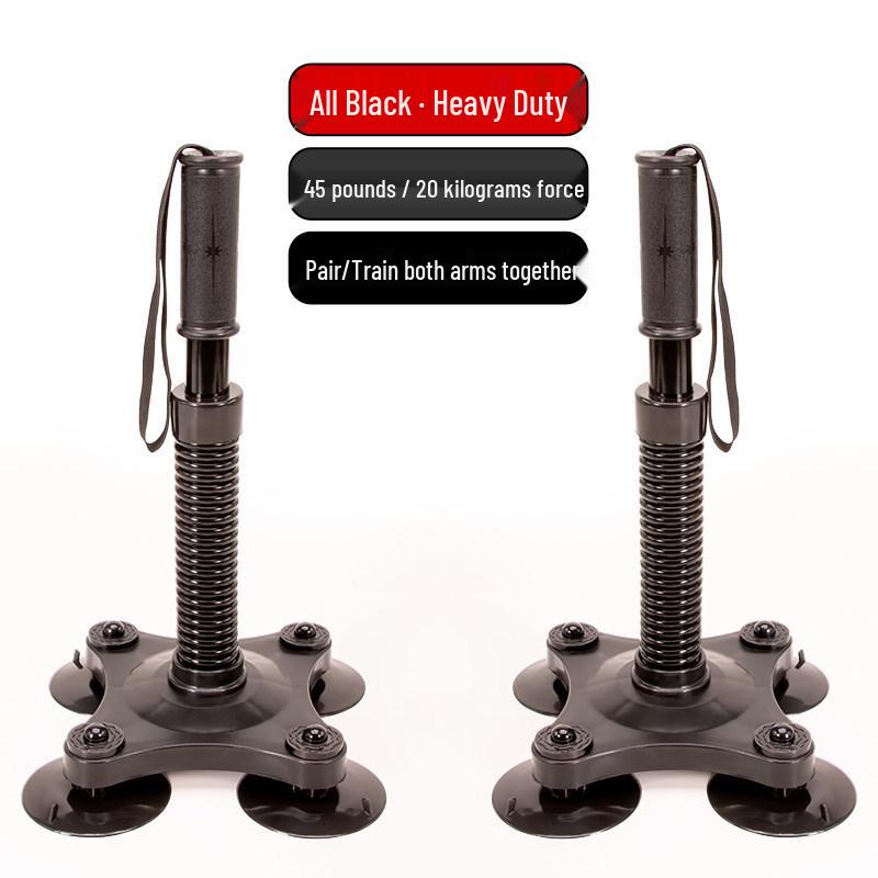 Spring Wrist Strength Training Exerciser with Suction Cup for Arm & Forearm Fitness