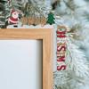 1Pc DIY Christmas Wooden Door Frame Corner Santa Claus Sign