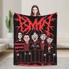 Bring Me The Horizons Blanket MBTH Super Warm Graphic Plush Bedding Throws For Girls Boys Couch Chair Sofa Flannel Bedspread