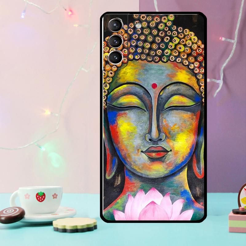 Buddha Phone Case For Samsung Galaxy S24 Ultra S20 S21 S22 S23 S25 Ultra S9 S10 Plus S24 FE Cover
