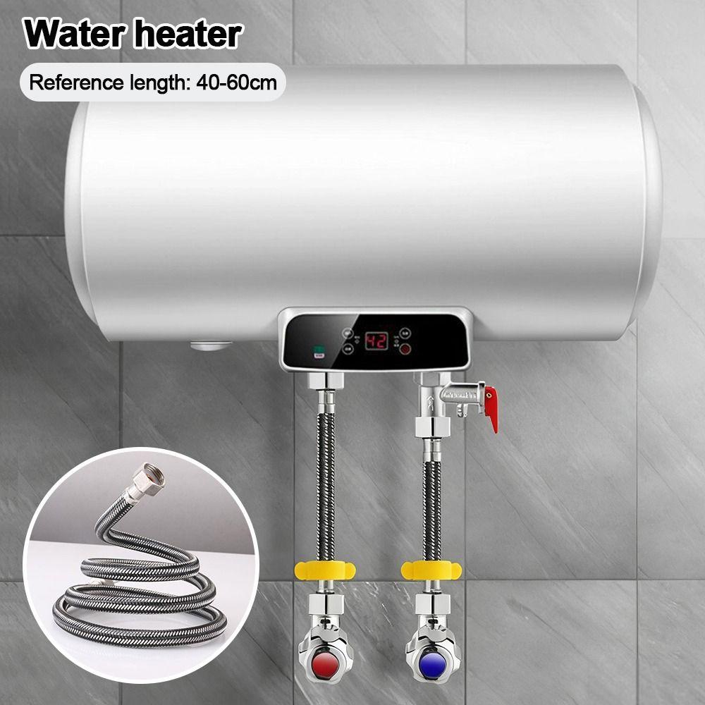 30-200cm Explosion-Proof Hose 1/2 Inch Faucet Water Pipe  Kitchen Bathroom Washing Machine