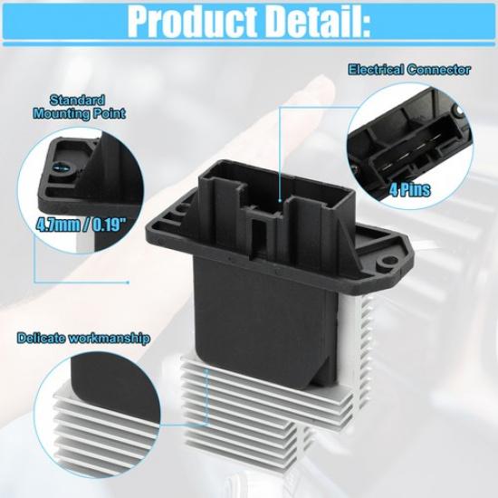 HVAC Gebläsemotor Widerstand Heizung Einzeln für Toyota 4Runner Silberfarben