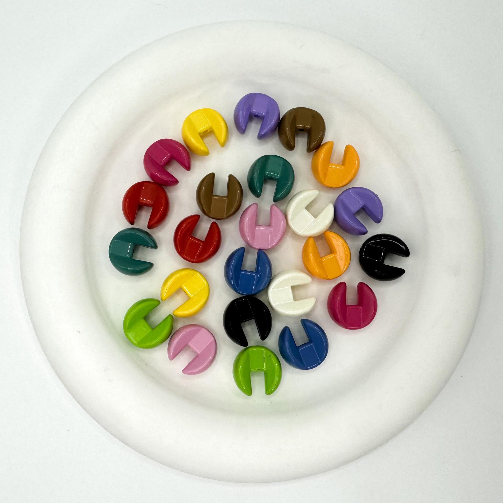 

Креативные акриловые круглые бусины для изготовления украшений и брелоков своими руками 14.5mm