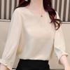 Abstract Chic Blouse With Modale Fabric For Office Work And Casual Wear