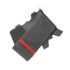 Black+Red SUEDE Steering Wheel Leather Cover For Honda Civic 8th MK8 2005-2011