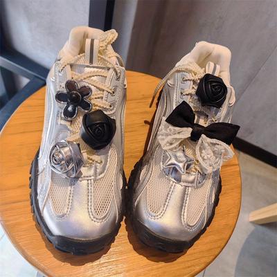 Fashion Shoelaces Clips Buckle Decorations Shoe Buckle for Sneaker Leather Rose Bow Heart Shoe Charms Shoes Accessories 1PCS