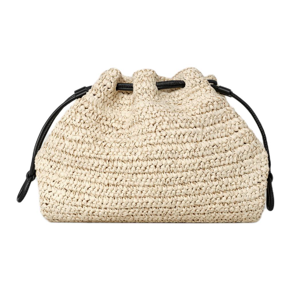 COS Cavatelli Straw Adjustable Shoulder Strap Crossbody Clutch Mini Women bags Beige 1285407001 Beige 21840₽