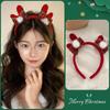 Deer Antlers Headband Photo Booth Costume Headband Dress Up Holiday Hairbands Decorative Hairhoop Costume Accessories for Cospla