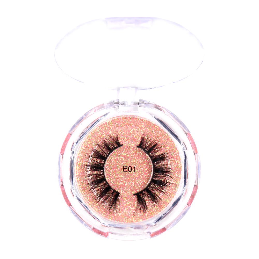 AMAOLASH Eyelashes Mink Lashes High Volume Thick False Eyelashes 3D Eyelash Extension Dramatic Soft Long Lasting Eye Lashes E01