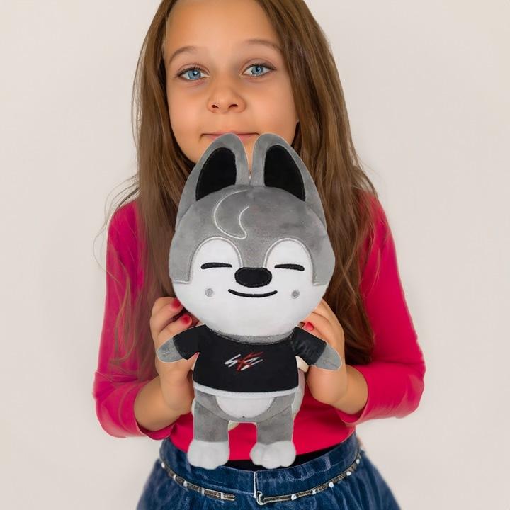 Skzoo Wolf Chan Maskotka Stray Kids Pluszak Wilk 25 Cm K-Pop Dla Fana