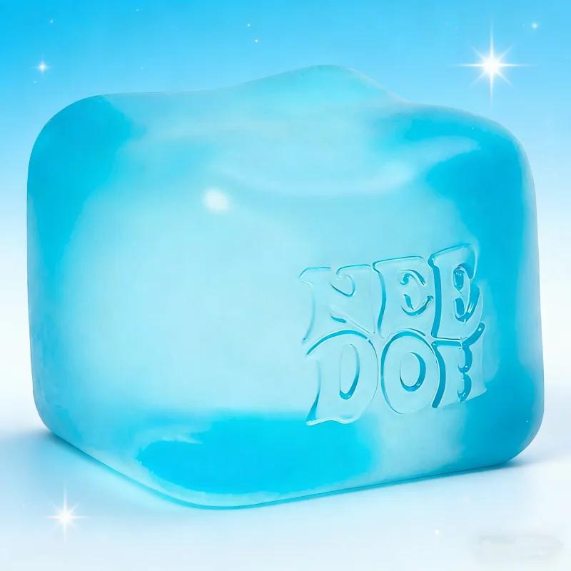 

New Schylling Needoh Nice Sensory Squeezing Toy Cube for Stress relief and Fingertip Release Toy for Pinching and Playing
