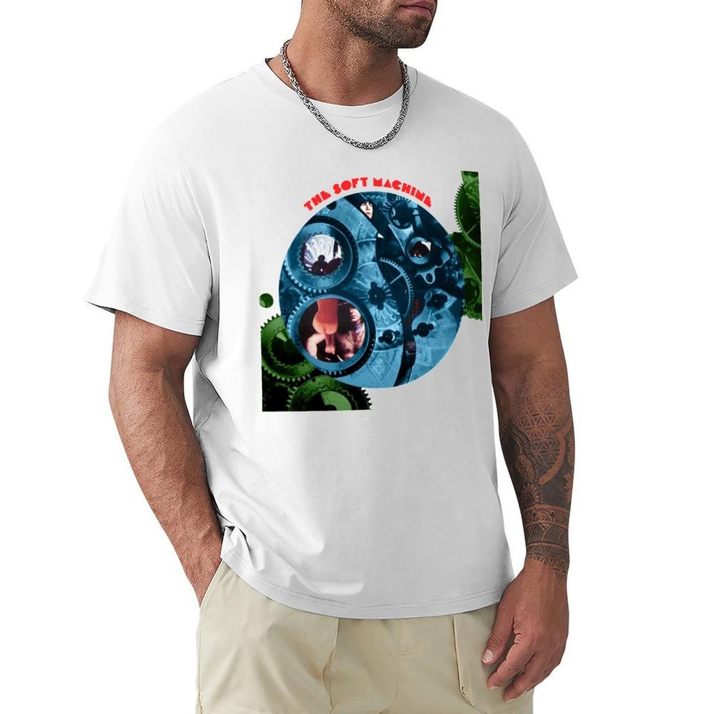 Soft Machine Tshirt Vintage Print Crew Neck Tee