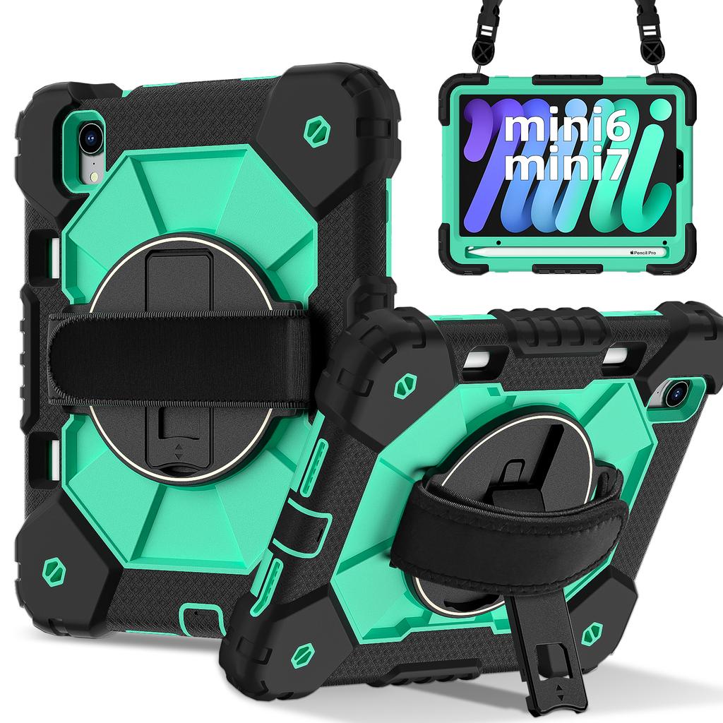 Tablet Protective Case A2 Model Suitable for iPad Mini 6/Mini 7 with Satchel Stand 10 Colors Available