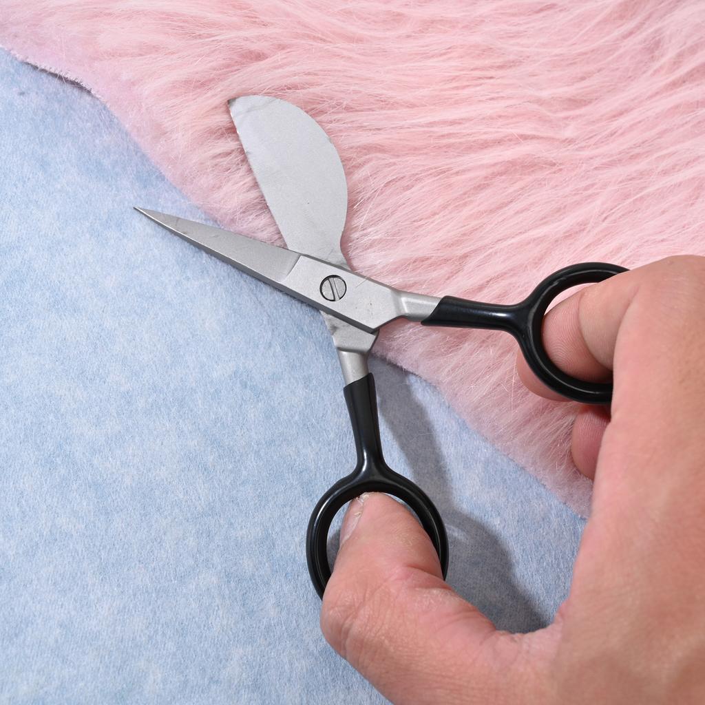 Sturdy Carpet Trimmer Scissor Sharp Duckbill Applique Scissors Stainless Steel Sewing Embroidery Scissors Cutting Shears