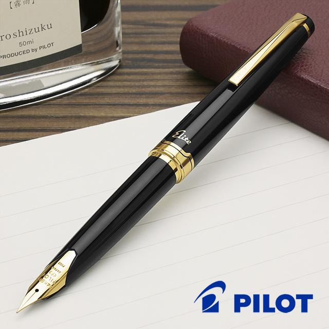 Pilot Fountain Pen Elite 95S Black Fine Nib FES-1MM-B-F with Converter