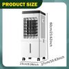 Evaporative Air Fan Sleek Adjustable for Apartment Living Room Jp Adapter Mechanical