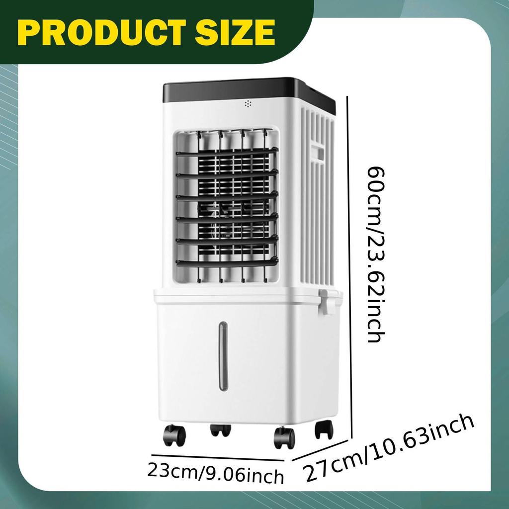 Evaporative Air Fan Sleek Adjustable for Apartment Living Room Jp Adapter Mechanical