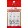 Mitsubishi Pencil Sharp Lead uni 0.3 B 3 pieces ULS03253PB Black