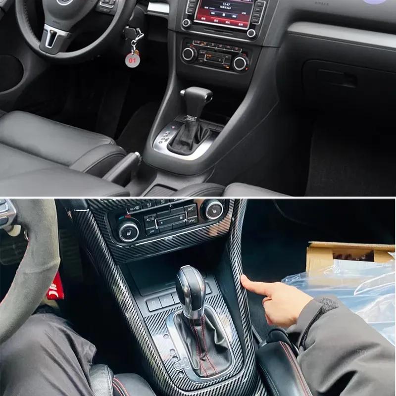 For Volkswagen VW Golf 6 MK6 5K0863680 2009-2014 Car Center Console DSG Gear Shift Knob Outer Frame Panel Cover