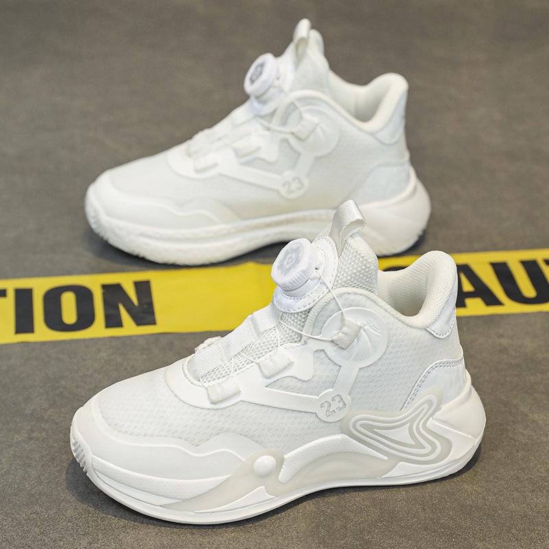 Children's basketball shoes Boys 2025 spring and summer new mesh breathable girls' sports shoes wear-resistant practical non-slip sneakers