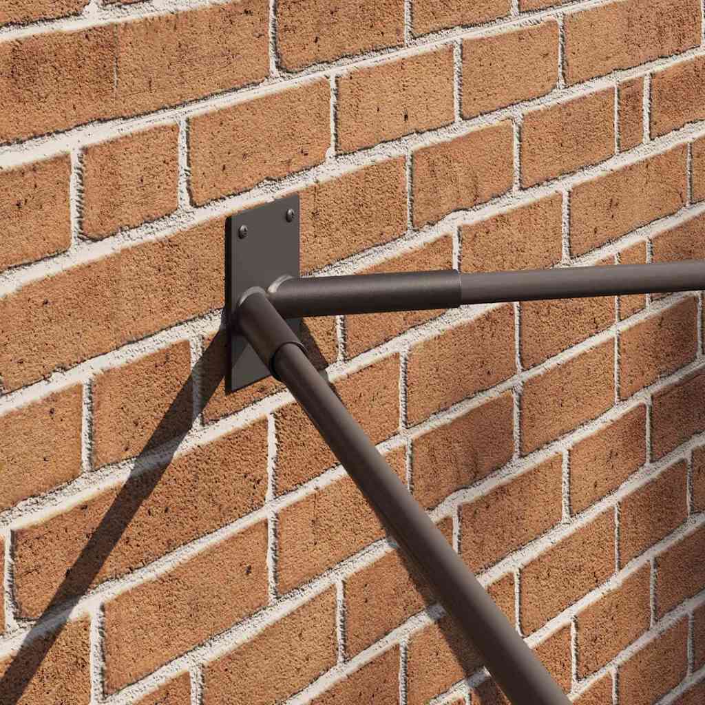 Flagpole Holder Black 11.5 X 7.5 X 0.2 Cm Steel