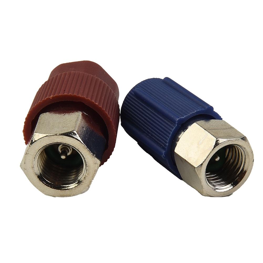 A/C Charging Port Adapter Air Condition Fitting Port