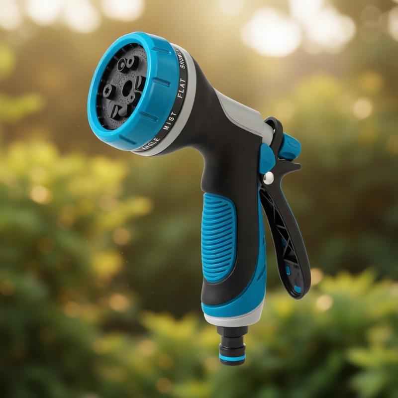 Water Hose Nozzle Multifunctional for Cleaning Watering Multiple Hand Sprayer Lightweight Heavy Duty Hose Sprayer