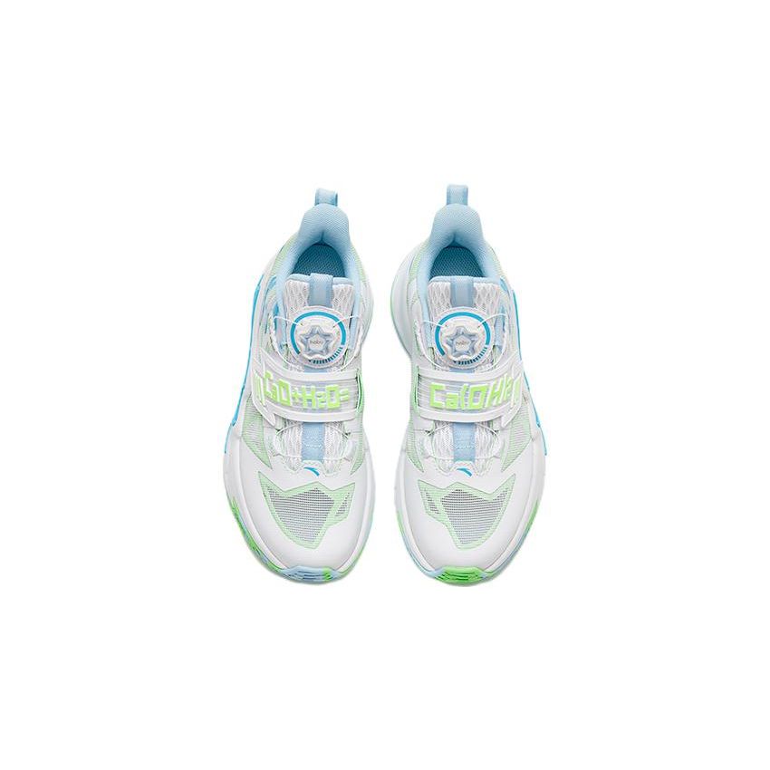 Anta Kids Cement Crusher Comfortable Sports Non-Slip Shock Absorbing Wear-Resistant Low-Top Basketball Shoes Kids Basketball Shoes 312321124H-4