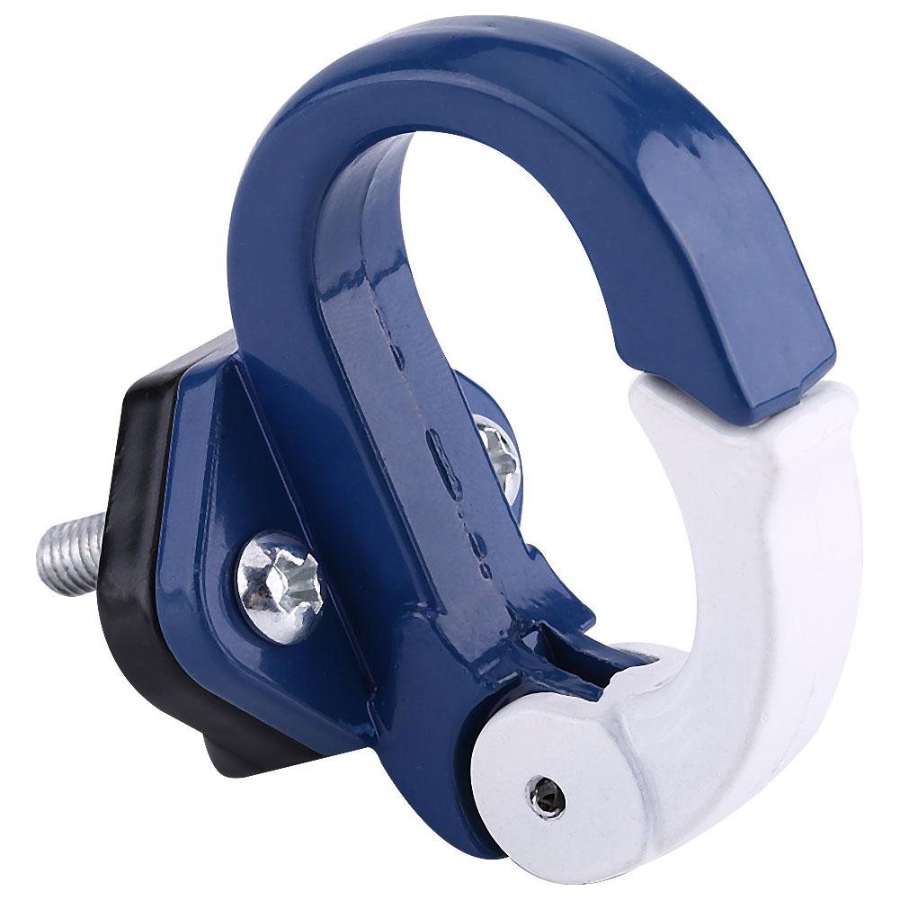 Universal Aluminum Alloy Motorcycle Helmet Bag Carry Holder Hanger Hook Claw Blue