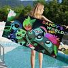 D-Dandys WorldS Cartoon Microfiber Blanket Quick Drying Beach Towels Oversized Printing Super Absorbent Pool Towel Blanket