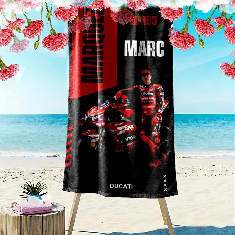 Marc Marquez Towel, Large Soft Quick Dry Towel for Beach Camping Swimming